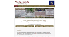 Desktop Screenshot of northdakotagravestones.org