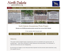 Tablet Screenshot of northdakotagravestones.org